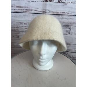 Aldo Wool Blend Ivory Cream Bucket Hat